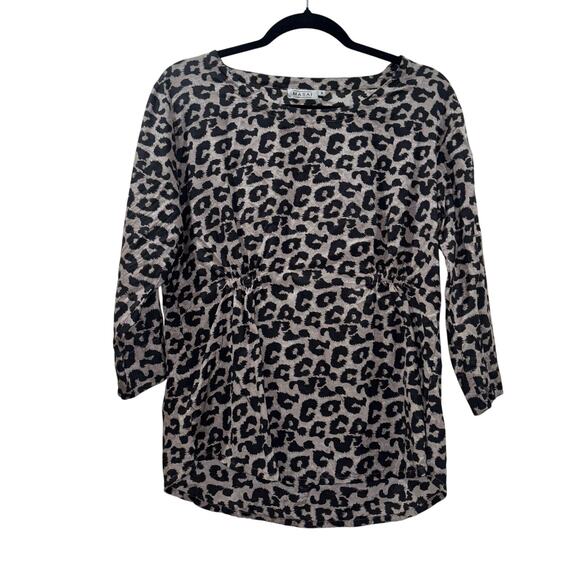 Masai Copenhagen Leopard Print Tunic Top – Size Small - Picture 1 of 10